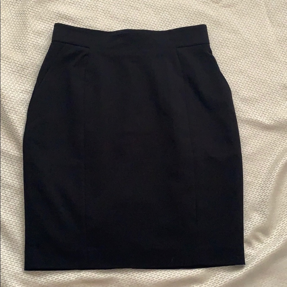 H&M black suit skirt sz 8